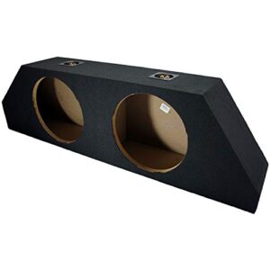 Compatible with 2010-2013 Chevy Camaro Ls Lt Ss Dual 12" Subwoofer Enclosure Speaker Sub Box New