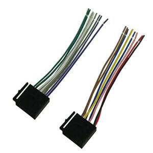 FEELDO Car Audio Stereo Wiring Harness for Volkswagen/Audi/Mercedes Pluging Into OEM Factory Radio CD (Type2)