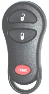 dodge keyless entry remote fob clicker for 2001 ram pickup with do-it-yourself programming (requires 1 working remote)
