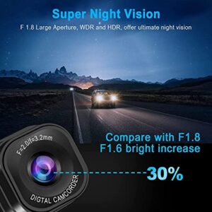 Supad Dash Cam,Dash Camera for Car,3 Inch LCD Screen,720P Full HD Car Dashboard Recorder,120° Wide Angle Dashcam,Night Vision,WDR, Motion Detection, Parking Mode