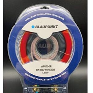 Blaupunkt AMK00R Car Audio Amplifier 0 Gauge Wiring Kit RED