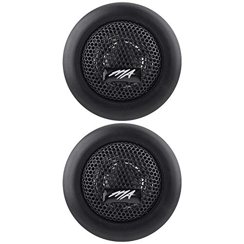 Qiilu Audio Speaker,Pair of 12V 120W Car Mini Super Power Loud Dome Audio Speaker Tweeter Loudspeaker Horn