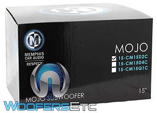 Memphis 15-CM15D2C 15" MOJO Re-Cone Kit Subwoofer Cartridge