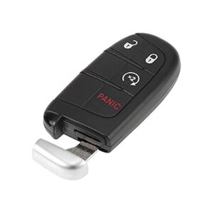 X AUTOHAUX Keyless Entry Remote Car Key Fob 433Mhz 4 Button M3N-40821302 for Dodge Journey 2011-2020