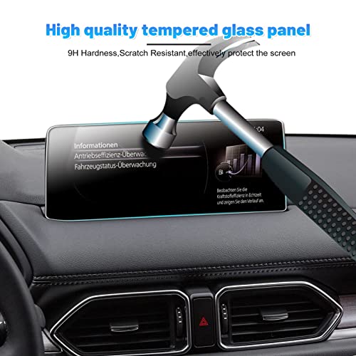 ANFOKAS for Mazda CX-5 CX-9 2023 2022 2021 Accessories High Clarity Anti-Scratch Anti-Fingerprint 10.25 Inch Car Auto Navigation Display Screen Touchscreen Protector Cover