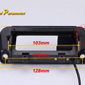 HDMEU HD Color CCD Waterproof Vehicle Car Rear View Backup Camera, 170° Viewing Angle Reversing Camera for Mercedes Benz W204 S204 C Class W212 C180 C200 C260 C300