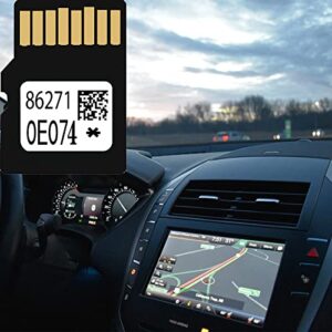 Latest 2022 Maps Updated 86271 0E074 Navigation GPS SD Card Compatible with Toyota Prius 4 Runner Sync USA/Canada Maps