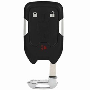 cciyu 1 x flip key fob uncut blade (shell case) 3 buttons replacement for 2018-2019 for gmc terrain hyq1aa with fcc: 1551a-aa hyq1aa