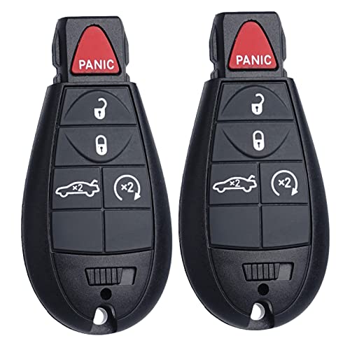 Remote Key Fob FOBIK Replacement Fits for Dodge Challenger 2008 2009 2010 2011 2012 2013 2014 Charger 2009-2013 Durango 2009-2013 Chrysler 300 IYZ-C01C Keyless Entry Remote Start Control