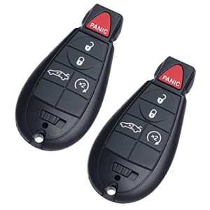 Remote Key Fob FOBIK Replacement Fits for Dodge Challenger 2008 2009 2010 2011 2012 2013 2014 Charger 2009-2013 Durango 2009-2013 Chrysler 300 IYZ-C01C Keyless Entry Remote Start Control