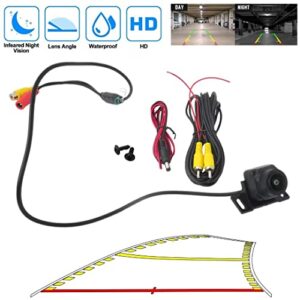 Car Rear View Backup Camera Reverse Wide Angle Night Vision Waterproof Parking Assistance Camera Dynamic Trajectory Guide Line;IP67 Rated Waterproof;High Definiti