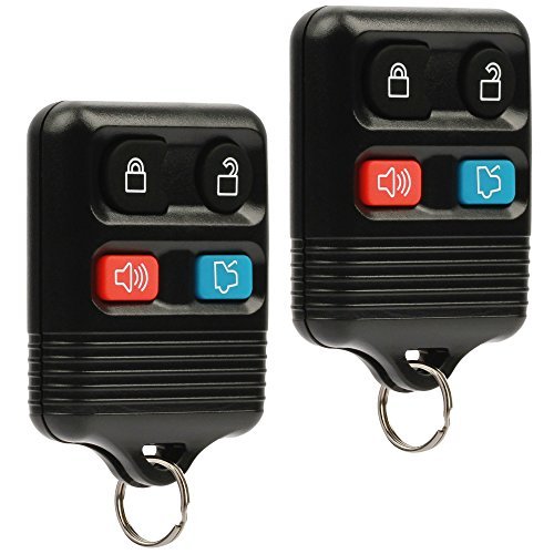 Car Key Fob Keyless Entry Remote fits Ford, Lincoln, Mercury, Mazda (CWTWB1U331 GQ43VT11T CWTWB1U345 4-btn, Set of 2)