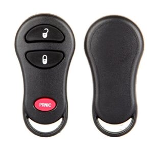 SELEAD Flip Key Fob 3 Buttons Keyless Entry Remote fit for 1999-2005 Prowler Voyager Dodge Caravan Dakota Durango Ram Pickup Antitheft Keyless Entry Systems GQ43VT17T-1 1pc US Stock