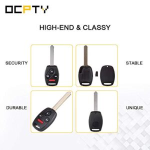 OCPTY 2X Flip Key Entry Remote Control Entry Remote key Fob Transponder Ignition Key replacement for 04-2 for H onda Accord CR-V fcc:OUCG8D-380H-A 35111-SHJ-305 850G-G8D380HA