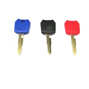 3 X MOTORCYCLE MOTORBIKE BLANK UNCUT KEY FOR KAWASAKI ZX6R ZX9R ZX10R ZXR250 ZXR400 ZZR 250 400 600 1100 ZX 6R 9R 10R 12R 14R Ninja 650R Z1000 Vulcan