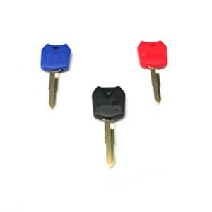 3 X MOTORCYCLE MOTORBIKE BLANK UNCUT KEY FOR KAWASAKI ZX6R ZX9R ZX10R ZXR250 ZXR400 ZZR 250 400 600 1100 ZX 6R 9R 10R 12R 14R Ninja 650R Z1000 Vulcan