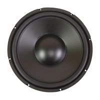 55-5725 - 12" Poly Cone Woofer with Rubber Surround