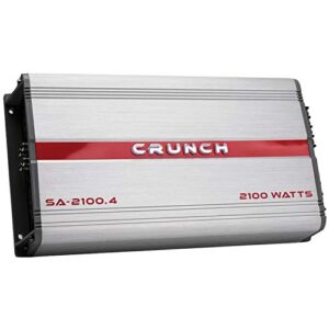 crunch sa-2100.4 smash series 2,100-watt 4-channel class ab amp