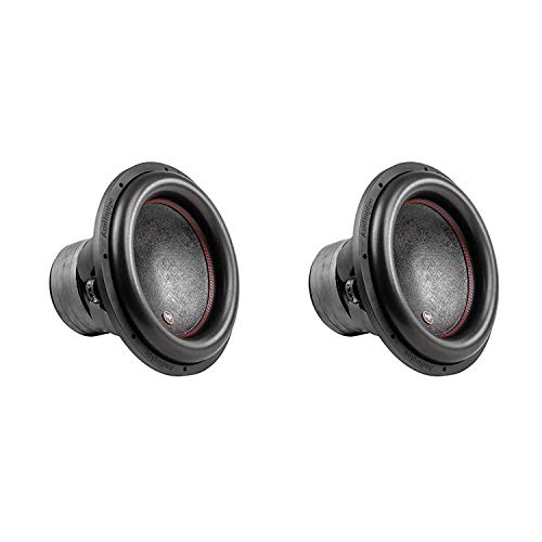 AudioPipe TXX-BDC4-15D2 15 Inch 2,800 Watt High Performance Powerful Dual 2 Ohm DVC Vehicle Car Audio Subwoofer Speaker System, Black (2 Pack)