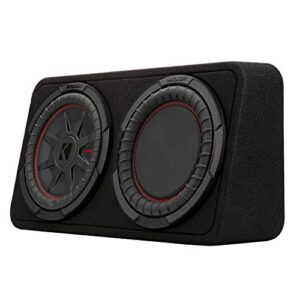 KICKER CompRT 10"(25cm) subwoofer in Thin Profile encl, 2ohm, RoHS Compliant