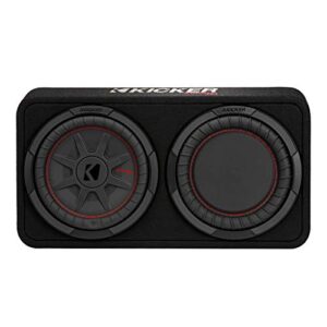 KICKER CompRT 10"(25cm) subwoofer in Thin Profile encl, 2ohm, RoHS Compliant