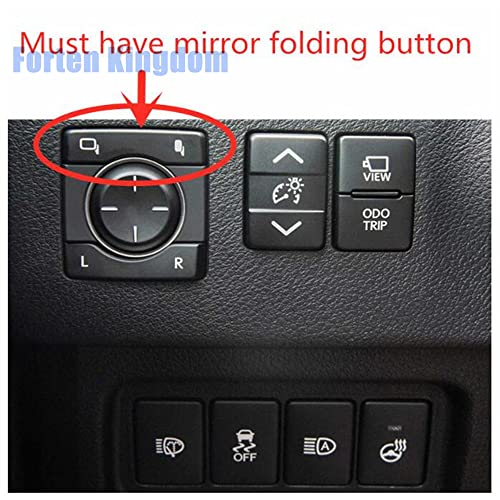 Forten Kingdom OBD Car Auto Window Closer Open Side Mirror folder unfold and Speed Lock Kit For Lexus GX GX400 GX460 2010-2019