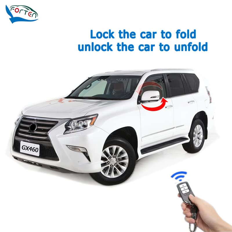 Forten Kingdom OBD Car Auto Window Closer Open Side Mirror folder unfold and Speed Lock Kit For Lexus GX GX400 GX460 2010-2019