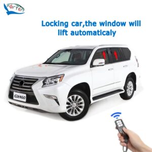 Forten Kingdom OBD Car Auto Window Closer Open Side Mirror folder unfold and Speed Lock Kit For Lexus GX GX400 GX460 2010-2019