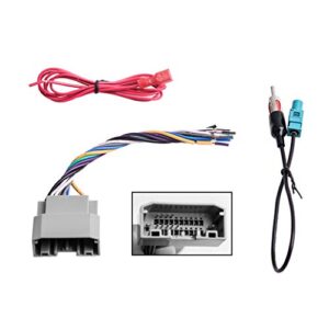 rdbs aftermarket radio wiring harness adapter fit for some jeep dodge chrysler modles car stereo wire harness antenna plug