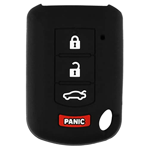 Key Fob Keyless Entry Remote Skin Jacket Cover 4btn For Mitsubishi (OUCJ166N)