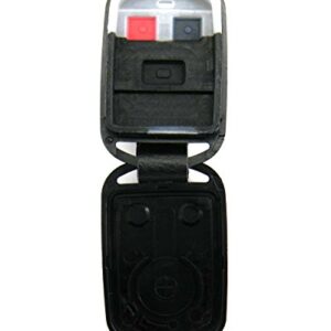 Replacement Case Compatible With 2003-2006 Hyundai Santa Fe Key Fob Remote (FCC ID: OSLOKA-221T, OSLOKA-2201T, P/N: 95411-26200)