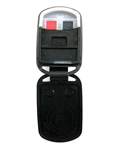 Replacement Case Compatible With 2003-2006 Hyundai Santa Fe Key Fob Remote (FCC ID: OSLOKA-221T, OSLOKA-2201T, P/N: 95411-26200)