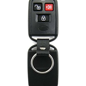 Replacement Case Compatible With 2003-2006 Hyundai Santa Fe Key Fob Remote (FCC ID: OSLOKA-221T, OSLOKA-2201T, P/N: 95411-26200)