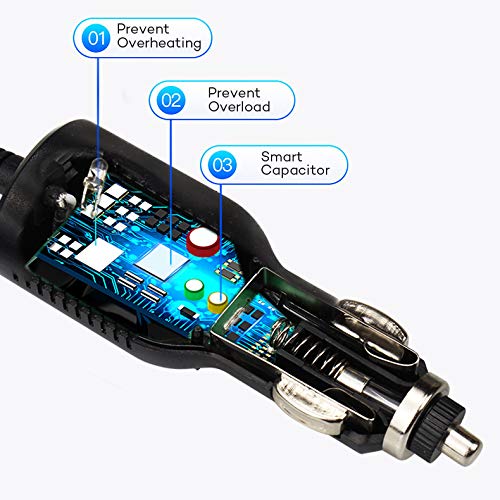 Car Vehicle Power Adapter for Sirius XM 5V PowerConnect, Power cord supply Compatible with SiriusXM Vehicle Dock SXVD1(A), XDPIV1, XDPIV2, SDPIV1, XAPV2 XMP3i, SXiV1- Only Compatible for Listed Models