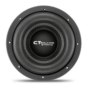 CT Sounds STRATO-8-D4 1200 Watts Max 8 Inch Car Subwoofer Dual 4 Ohm