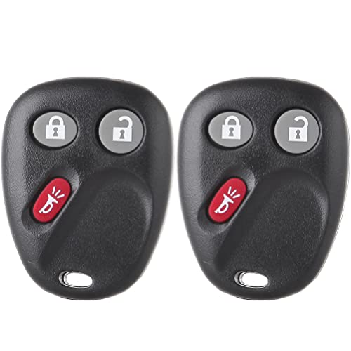 ECCPP Replacement 315MHz Keyless Entry Remote Key Fob fit for Chevy Trailblazer/GMC Envoy/Buick Rainier/Isuzu Ascender MYT3X6898B (2X)