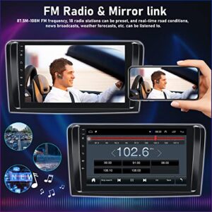 Android 9 Car Radio Stereo for Mercedes Benz W164 X164 ML350 ML500 ML280 GL320 GL350 GL450 2005-2011,Car Multimedia Player FM/RDS Mirror Link/WiFi/GPS