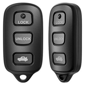 vofono fits for car key fob keyless entry remote replacement toyota avalon 1998 – 2004 toyota solara 1998 – 2004 fcc id: hyq12ban/hyq12bbx (w/panic) 2pc