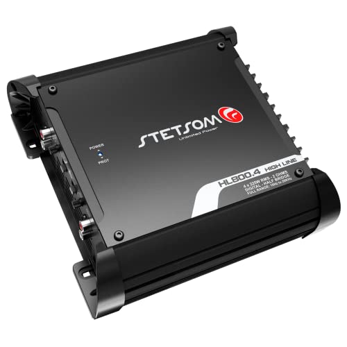 Stetsom HL 800.4 2 Ohms 4 Channel 800 Watts Class D Full Range Amplifier