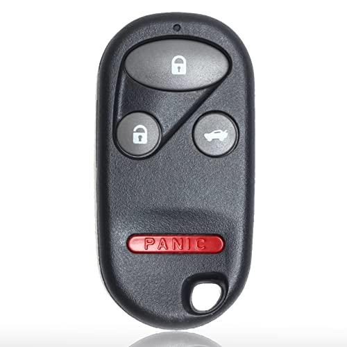 Car Key Fob Keyless Entry Remote Compatible with Honda Accord/Acura TL 1998 1999 2000 2001 2002 2003 4 Button Key Replacement (‎KOBUTAH2T)