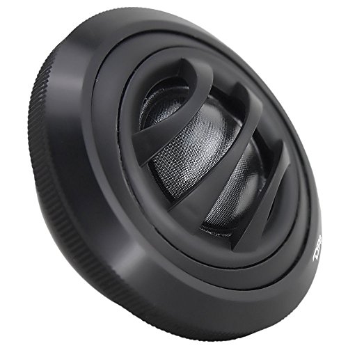 DS18 TW2.5 Tweeter 2.5-inch Diameter 1-inch Voice Coil Extremely Loud Series 100 Watts Max Silk Dome Ferrite Tweeter Ferro Fluid Sound Quality - Set of 2 (Black)