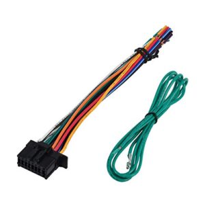 red wolf 16 pin pioneer wiring harness radio stereo connector plug cable for aftermarket radio pioneer deh avh avic mvh fh sph