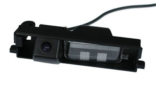 CCD Color Car Rear View Reverse Parking Camera Compatible with Toyota RAV4 RAV-4 Version-B Horizontal Hole