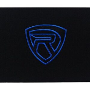 Rockville RMW8P 8" 800w Shallow Car Subwoofer+Tunnel Slot Ported Sub Enclosure, Black