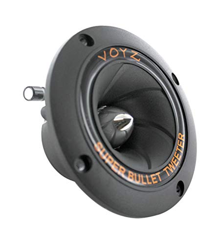 VOYZ 400 Watt 3.5” Piezo Super Horn Tweeters Aluminum Diaphragm 4-8 ohms 1 Pair (2pcs) (PET-1919)