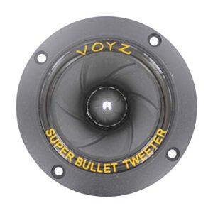 VOYZ 400 Watt 3.5” Piezo Super Horn Tweeters Aluminum Diaphragm 4-8 ohms 1 Pair (2pcs) (PET-1919)