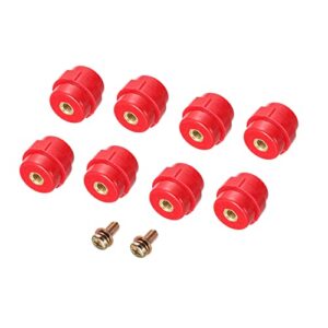patikil insulator 8pcs sm30 high-strength polyester standoff insulators with m8 screws for power distribution cabinet