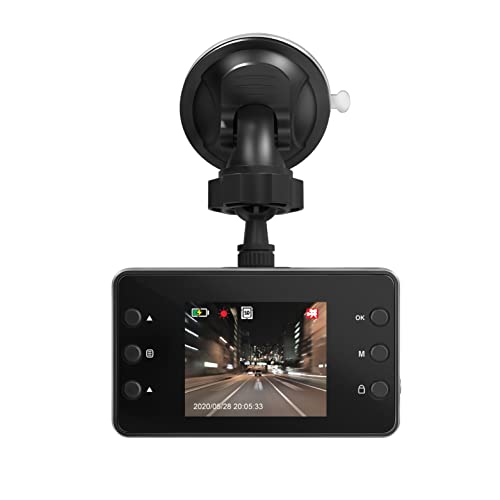 COBY High-Definition Car Dash cam | 1080P HD Wide-Angle Lens Car Camera | Night Vision Camera Recording & Motion Detector | 2.2” Display Dashcam | Auto On/Off & Loop Recording Micro SD | Plug-and-Play