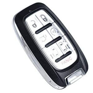 Key Fob Replacement Fits for Chrysler Pacifica 2017 2018 2019 2020 2021 Voyager 2020 Proximity Smart Keyless Entry Remote Control 68217832AC 68217832AB 7 Buttons