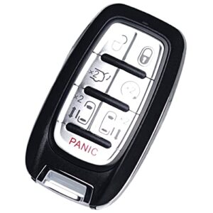 Key Fob Replacement Fits for Chrysler Pacifica 2017 2018 2019 2020 2021 Voyager 2020 Proximity Smart Keyless Entry Remote Control 68217832AC 68217832AB 7 Buttons